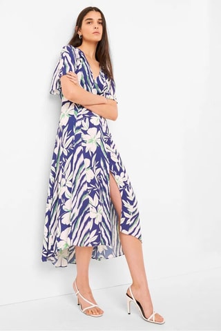 Robe midi Pf - Bleu