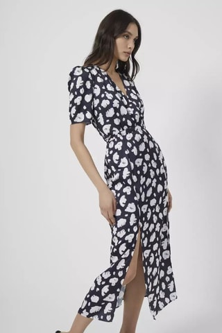 Robe midi Aimee - Bleu marine