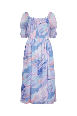 Robe midi Dalla - Bleu