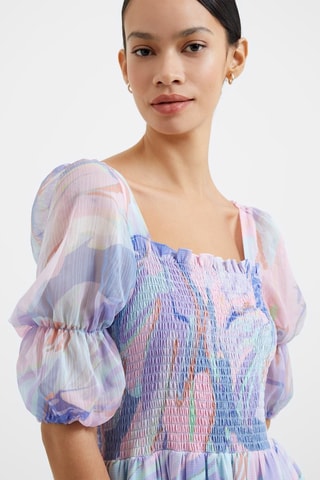 Robe midi Dalla - Bleu