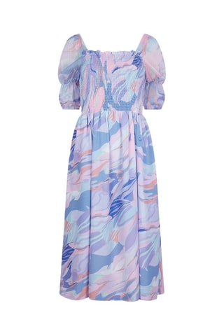 Robe midi Dalla - Bleu