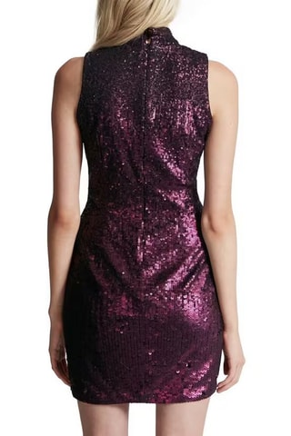 Robe fourreau Starlight - Bordeaux