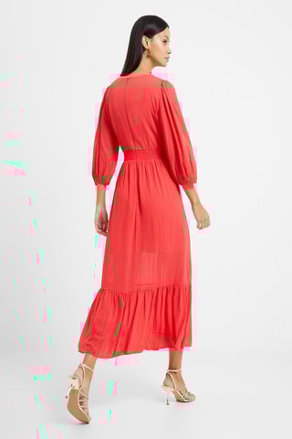Robe midi Cora - Rouge