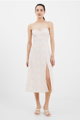 Robe midi Camille - Blanc