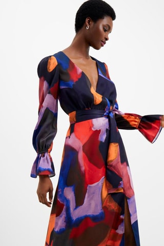 Robe longue Isadora - Bleu marine