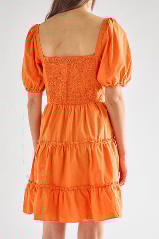 Robe volantée Alania - Orange