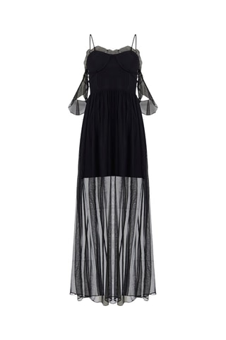 Robe longue Alizee - Noir