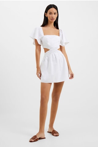 Robe droite Alania - Blanc