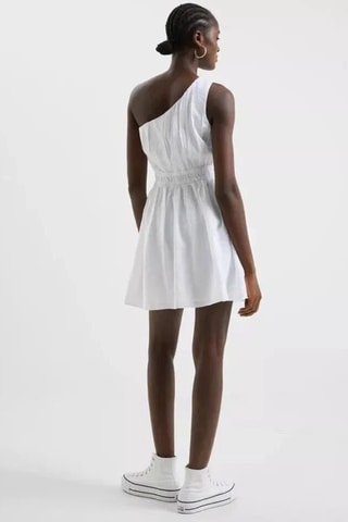 Robe asymétrique Faron - Blanc