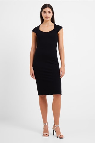 Robe midi Manhattan - Noir