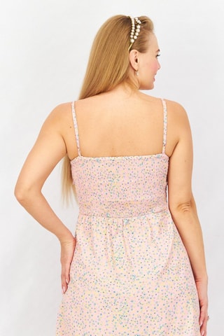 Robe patineuse Strappy - Rose