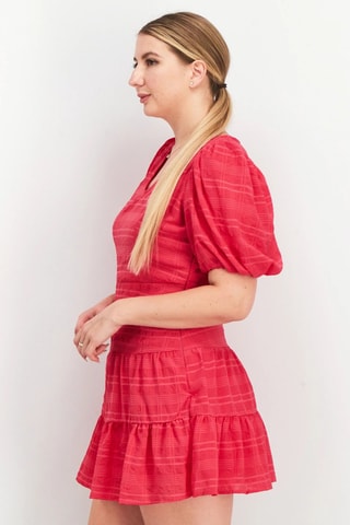 Robe patineuse Vee - Fuchsia