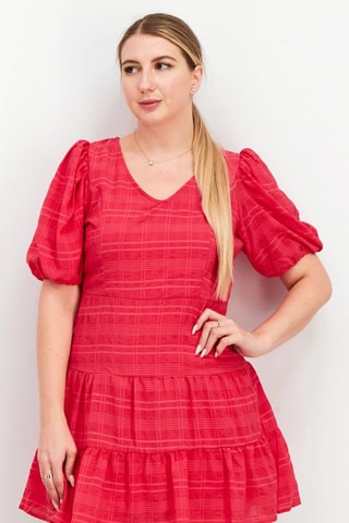 Robe patineuse Vee - Fuchsia