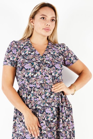 Robe patineuse Tea - Bleu marine