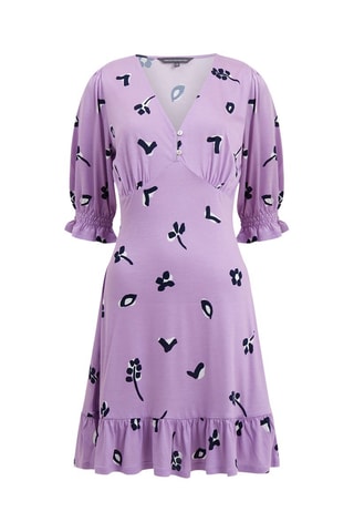 Robe patineuse Belle - Mauve