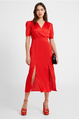 Robe midi Eso - Rouge
