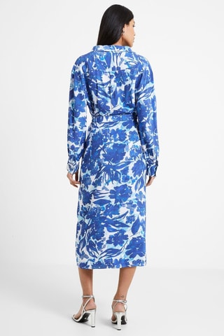 Robe midi Bailee - Bleu cobalt