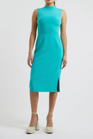 Robe midi Echo - Turquoise