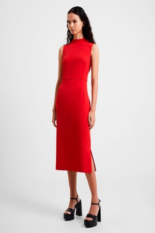 Robe midi Echo - Rouge
