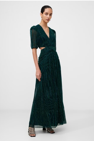 Robe longue Sparkle - Vert foncé