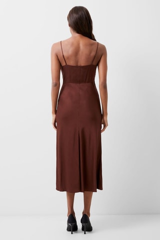 Robe midi Ennis - Marron