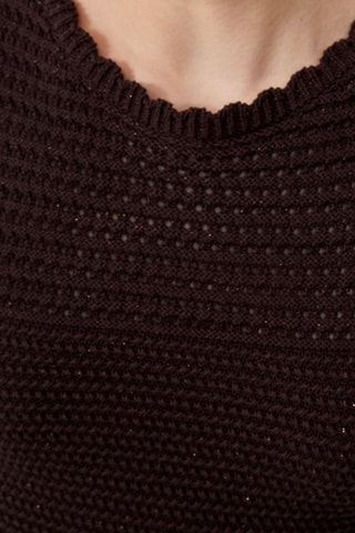 Robe midi Momo - Marron foncé