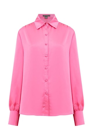 Chemisier Satin - Rose