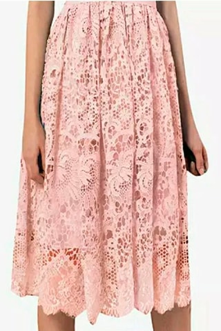 Jupe longue Elsa - Rose