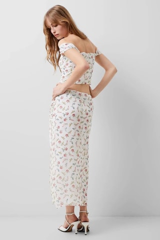 Jupe Floriana - Blanc