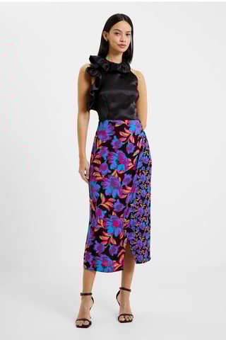 Jupe portefeuille Darla - Noir