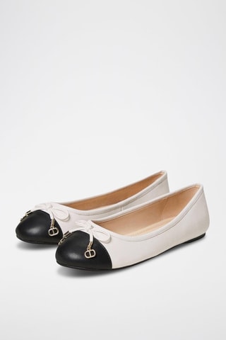 Ballerines - Blanc et noir