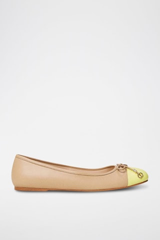 Ballerines - Marron clair et vert clair