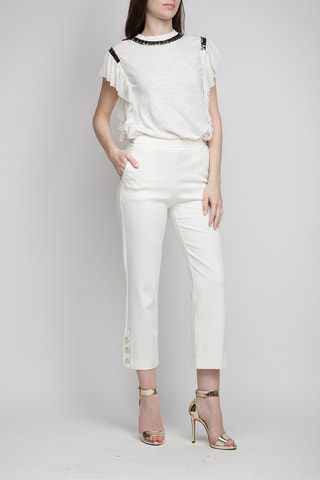 Pantalon 7/8 - Blanc