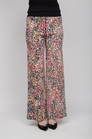 Pantalon wide legs - Rose
