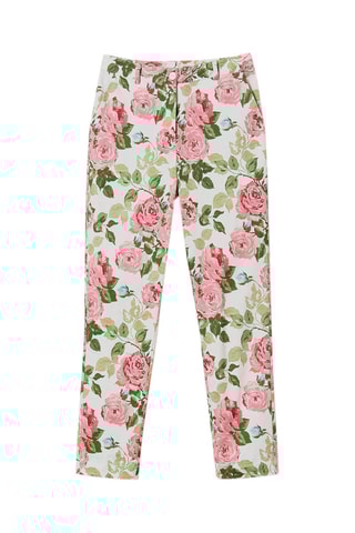 Pantalon - Blanc et rose