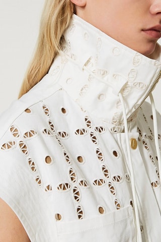 Veste longue - Blanc