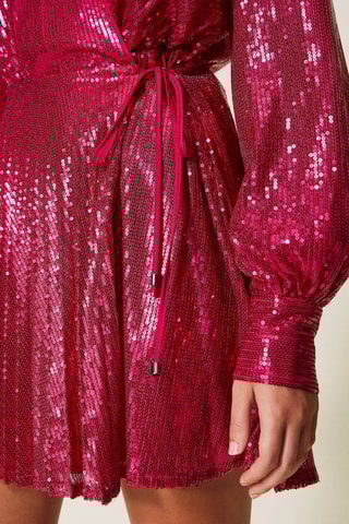 Robe portefeuille - Bordeaux