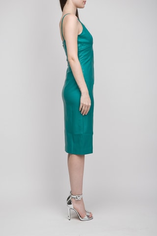 Robe midi - Vert émeraude