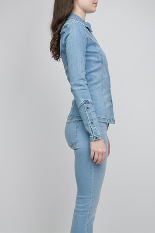 Chemisier en jean - Bleu