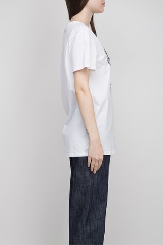 T-shirt oversize - Blanc