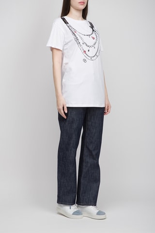 T-shirt oversize - Blanc