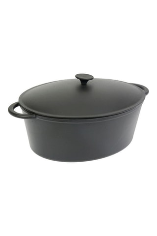Cocotte ovale fonte d’acier émaillée Gourmet - 37 cm - 9 l