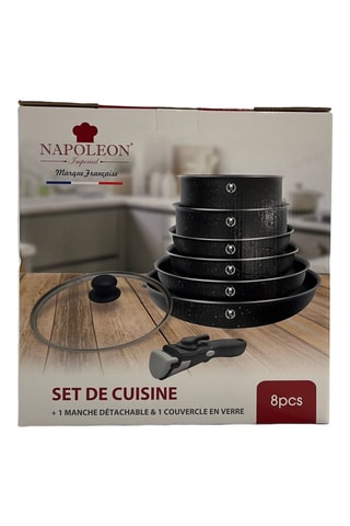 Batterie de cuisine - 8 pièces