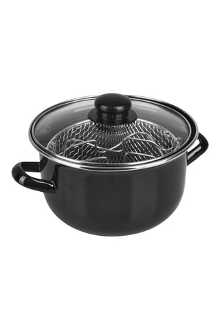 Friteuse avec couvercle et passoire Essential - 20 cm