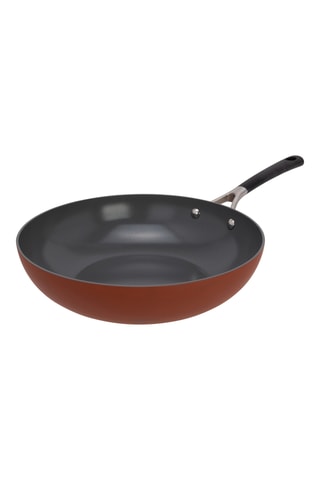 Wok avec revêtement en céramique et titane - 28 cm