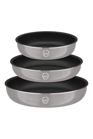 3 poêles et 1 manche amovible - 20/24/28 cm