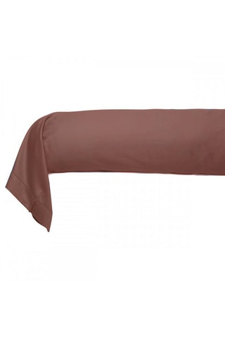 Federa cuscino alla francese in raso di cotone 80 fili/cm² - Rosa