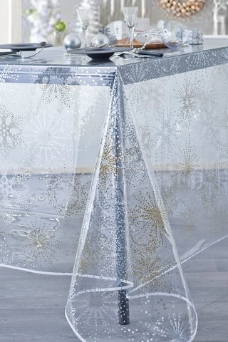 Tovaglia rettangolare Periclase - Trasparente e dorato