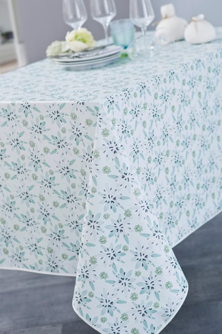 Tovaglia rettangolare in tela cerata Luminary Glacier - Multicolore