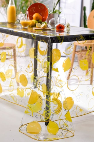 Tovaglia rettangolare Agrume - 
Giallo